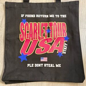 Doja Cat Black Scarlet Tour USA Tote Bag